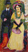 Ernst Ludwig Kirchner Dodo and her brother France oil painting artist